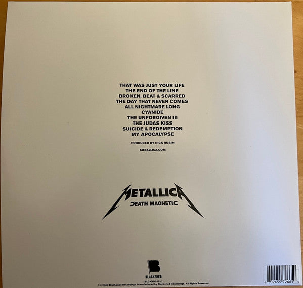 Metallica – Death Magnetic - 2 x Vinyl LP, Album, Limited Edition Magnetic Silver, Reissue (NEW SEALED)
