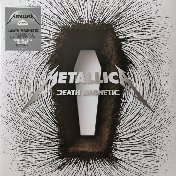 Metallica – Death Magnetic - 2 x Vinyl LP, Album, Limited Edition Magnetic Silver, Reissue (NEW SEALED)
