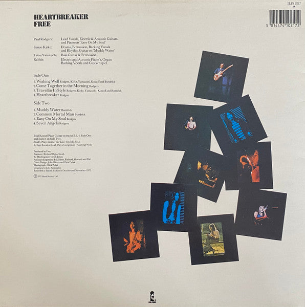 Free – Heartbreaker - Vinyl LP, Album, Reissue, Stereo, UK (USED VG)