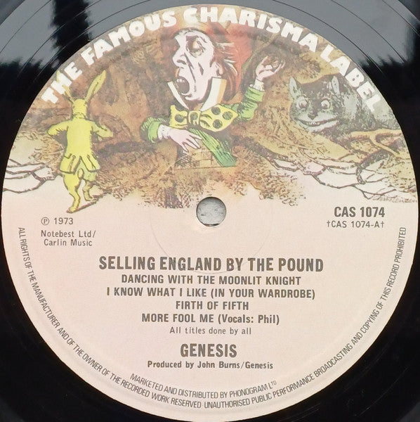 Genesis - Selling England By The Pound - Vinyl LP, Album, Stereo, UK 1975 (USED VG+)