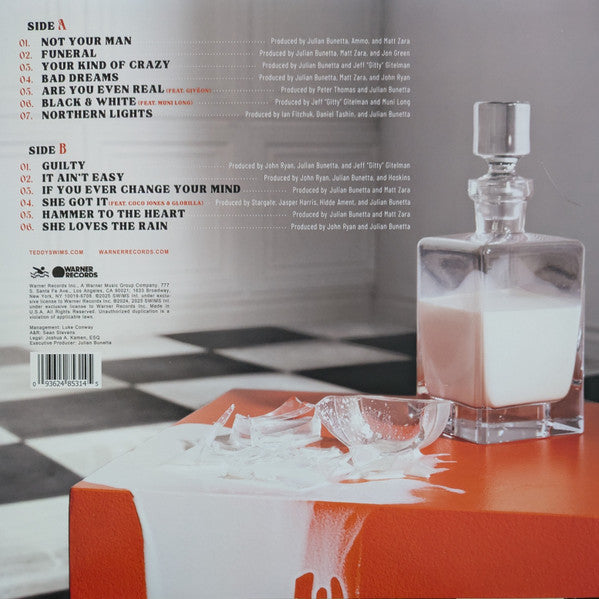 Teddy Swims – I've Tried Everything But Therapy (Part 2) - Vinyl LP, Album, Tangerine Vinyl (NEW SEALED)