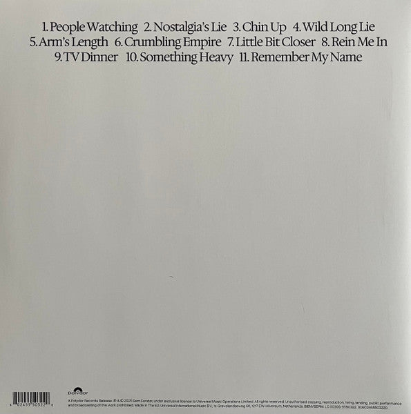 Sam Fender – People Watching - Vinyl LP, Album, Europe 2025 (NEW SEALED)