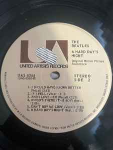 The Beatles ‎– A Hard Day's Night (Original Motion Picture Sound Track) - Vinyl LP, Album, Reissue, Stereo, Canada 1975 (USED  Vinyl, LP, Album, Reissue, Stereo, Canada 1975 (USED VG+)