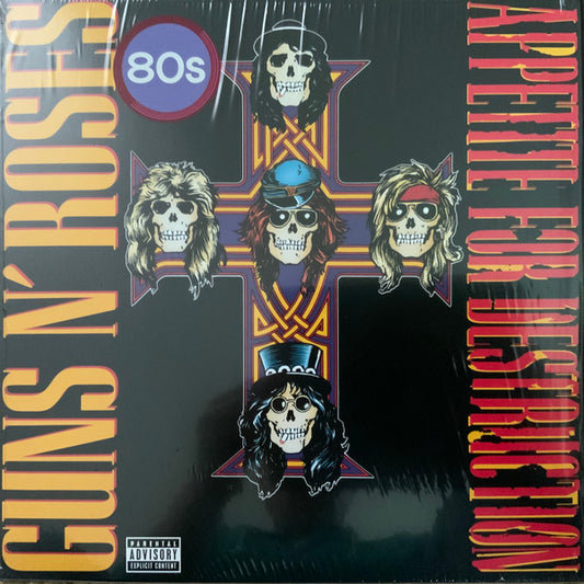 Guns N' Roses – Appetite For Destruction - Vinyl LP, Album, Reissue, Rare Red Translucent (NEW SEALED)