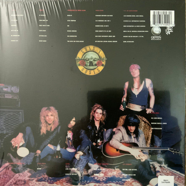 Guns N' Roses – Appetite For Destruction - Vinyl LP, Album, Reissue, Rare Red Translucent (NEW SEALED)