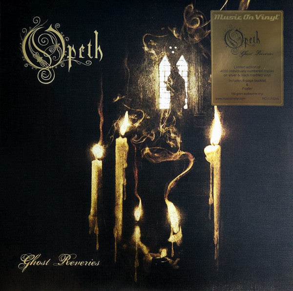 Opeth – Ghost Reveries - 2 x Vinyl LP, Album, Limited Edition, Numbered, Repress, 180g, Silver & Black Marble (NEW SEALED)
