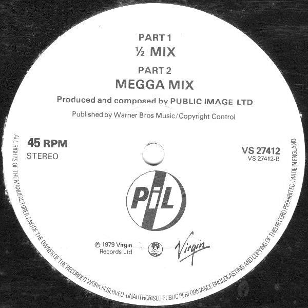 PiL - Death Disco - Vinyl, 12", Single, 45 RPM, UK 1979 (USED VG+)