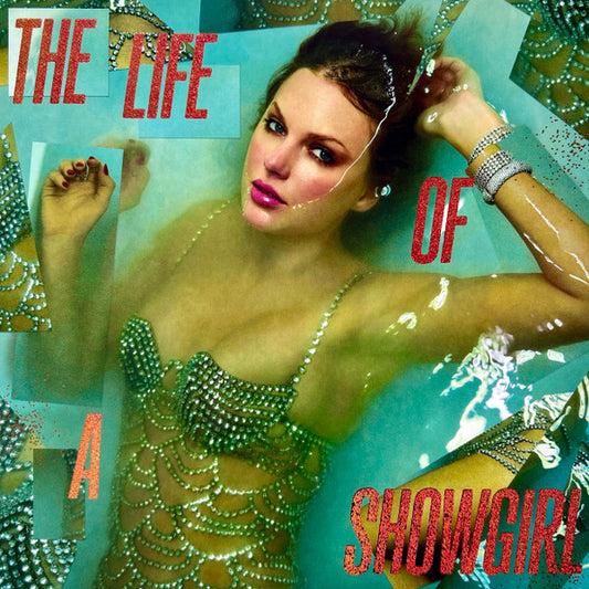 Taylor Swift – The Life Of A Showgirl - Vinyl LP, Album, Orange Translucent With Gold Glitter, Sweat And Vanilla Perfume Edition (NEW SEALED)