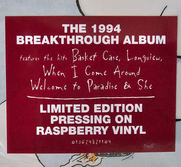 Green Day - Dookie - Vinyl LP, Album, Limited Edition Raspberry, Reissue, Europe 2025 (NEW SEALED)