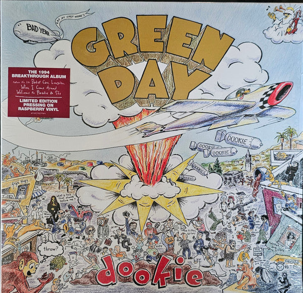 Green Day - Dookie - Vinyl LP, Album, Limited Edition Raspberry, Reissue, Europe 2025 (NEW SEALED)