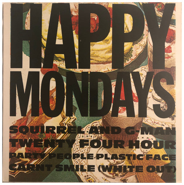 Happy Mondays – Squirrel And G-Man Twenty Four Hour Party People Plastic Face Carnt Smile (White Out) - Vinyl LP, Album, Reissue, UK 1989 (USED VG+)