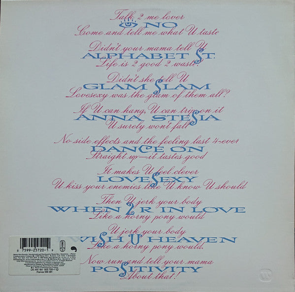 Prince – Lovesexy - Vinyl LP, Album, Stereo, Alsdorf Pressing, Europe 1988 (USED VG)