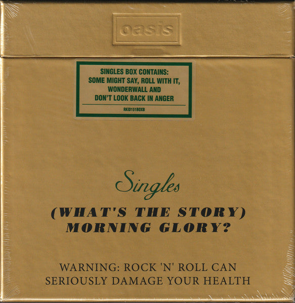 Oasis – (What's The Story) Morning Glory? Singles - 4 x Vinyl, 7", 45 RPM, Single, Reissue Box Set, Compilation, Limited Edition (NEW SEALED)