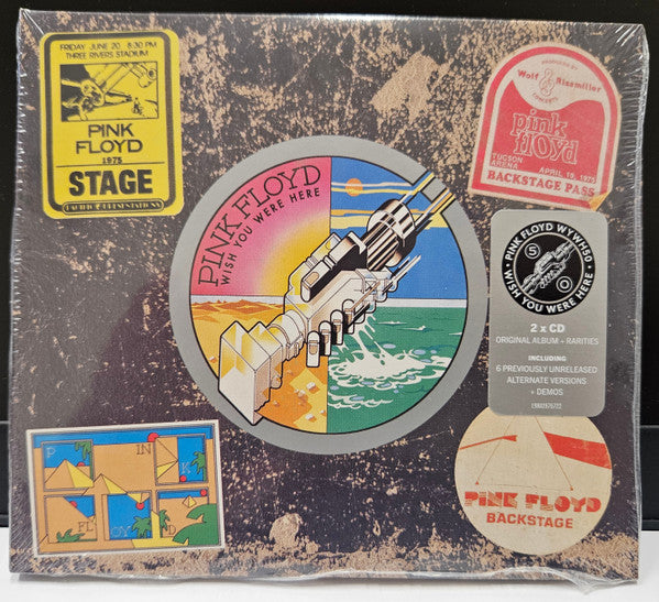 Pink Floyd – Wish You Were Here - 2 x CD, Album, Reissue, Remastered, Stereo, 50th Anniversary (NEW SEALED)