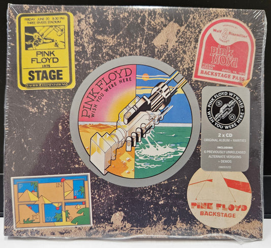 Pink Floyd – Wish You Were Here - 2 x CD, Album, Reissue, Remastered, Stereo, 50th Anniversary (NEW SEALED)