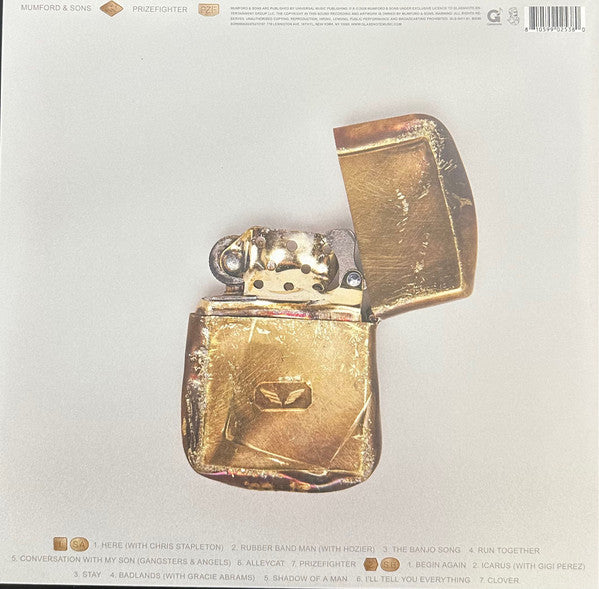 Mumford & Sons – Prizefighter: Begin Again - Vinyl LP, Album, Limited Edition White, Europe 2026 (NEW SEALED)
