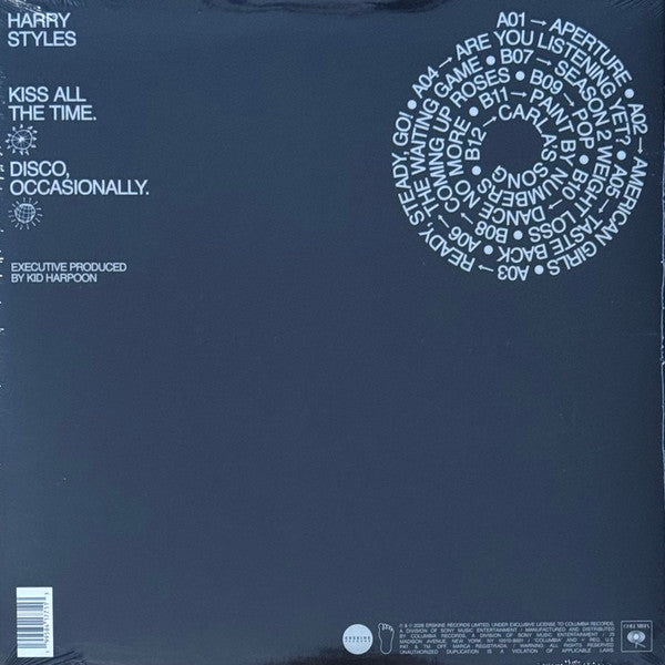 Harry Styles – Kiss All The Time. Disco, Occasionally. - Vinyl LP, Album, Stereo, 2026 (NEW SEALED)