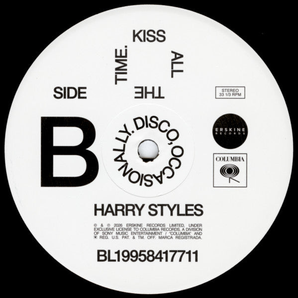 Harry Styles – Kiss All The Time. Disco, Occasionally. - Vinyl LP, Album, Stereo, 2026 (NEW SEALED)