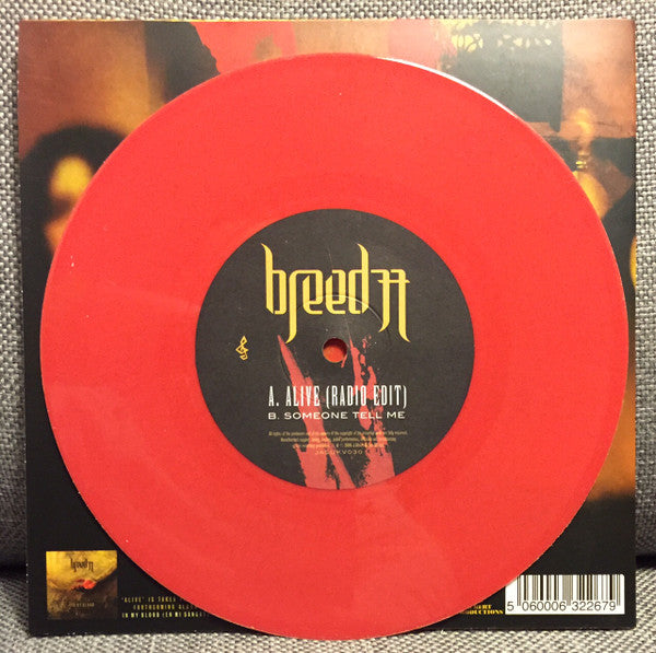 Breed 77 ‎- Alive - Vinyl 7", Single, Red, UK 2006 (USED VG+)