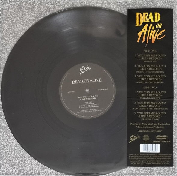 Dead Or Alive – You Spin Me Round (Like A Record) - Vinyl 12", 33 ⅓ RPM, Europe 2026 (NEW SEALED)