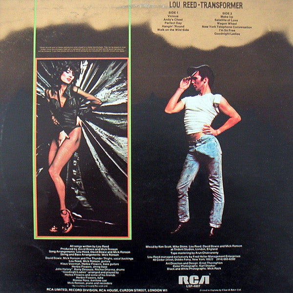 Lou Reed – Transformer - Vinyl LP, Album, Matte Sleeve, UK 1972 (USED VG+)