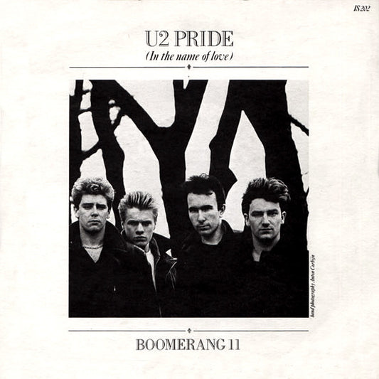 U2 ‎– Pride (In The Name Of Love) - Vinyl 7", 45 RPM, Single, Stereo, Black Labels, UK 1984 (USED VG+)