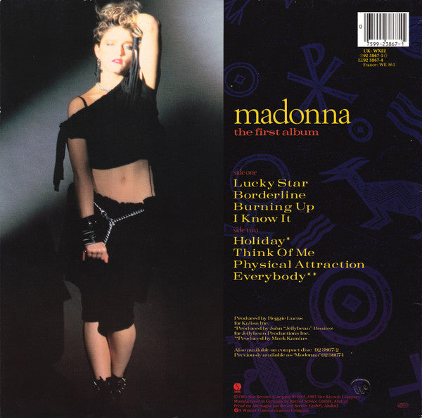 Madonna - The First Album - Vinyl LP, Album , Reissue, Stereo, 1985 (USED VG+)