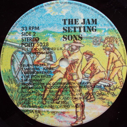 The Jam – Setting Sons - Vinyl LP, Album, UK 1979 (USED NM)