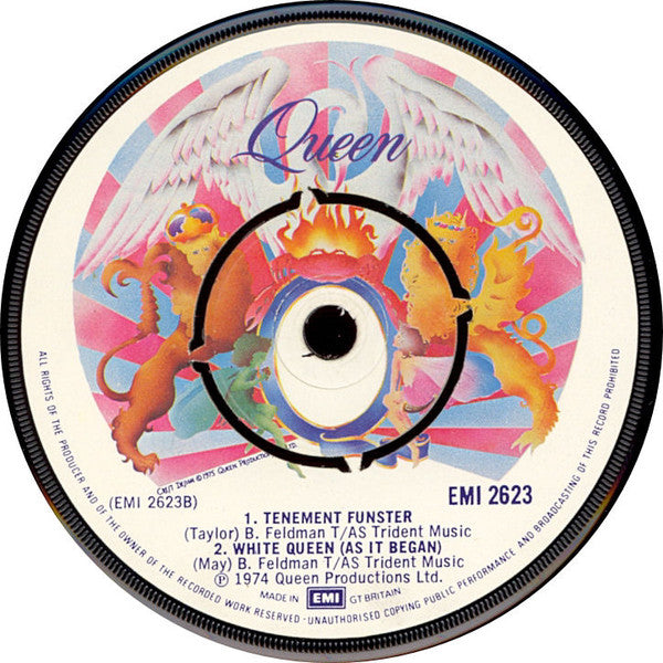 Queen ‎– Queen's First E.P. - Vinyl 7", 45 RPM, EP, Push-out Centre, UK 1977 (USED VG+)
