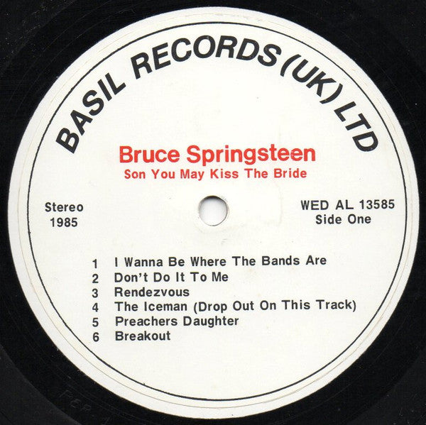 Bruce Springsteen - Son You May Kiss The Bride - Vinyl LP, Unofficial Release, Stereo, UK 1985, Rare (USED VG+)