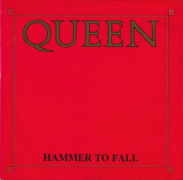 Queen ‎– Hammer To Fall - Vinyl 12", 45 RPM, Single, Stereo, UK 1984 (USED VG)