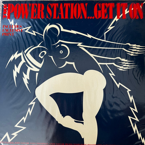 The Power Station ‎– Get It On - Vinyl 12", 45 RPM, Limited Edition, Poly Bag Edition, UK 1985 (USED VG+)