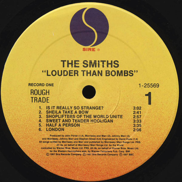 The Smiths – Louder Than Bombs - 2 x Vinyl LP, Compilation, Stereo, Specialty Pressing, Gatefold, US 1987 (USED VG+)