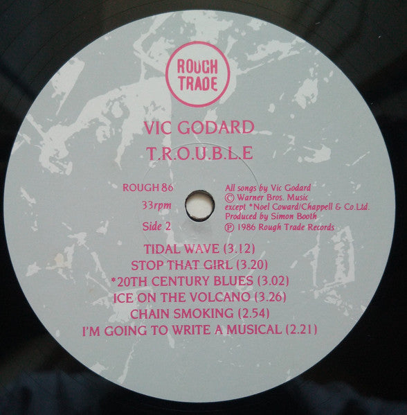 Vic Godard – T.R.O.U.B.L.E - Vinyl LP, Album, UK 1986 (USED VG+)