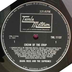 Diana Ross & The Supremes - Cream Of The Crop - Vinyl LP, Album, Mono, UK 1970 (USED VG+)