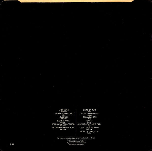 Queen ‎– Jazz - Vinyl LP, Album, Stereo, Embossed Gatefold, UK 1978 (USED VG)