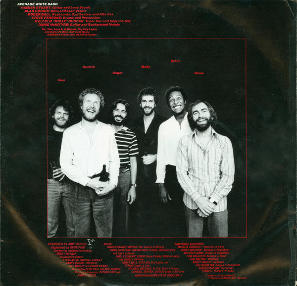 Average White Band - Warmer Communications - Vinyl LP, Album, Stereo, 1978 (MINT SEALED)