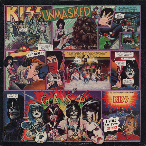 Kiss - Unmasked - 1st US 1980 Pressing - Vinyl LP, Album, Stereo (USED VG+)