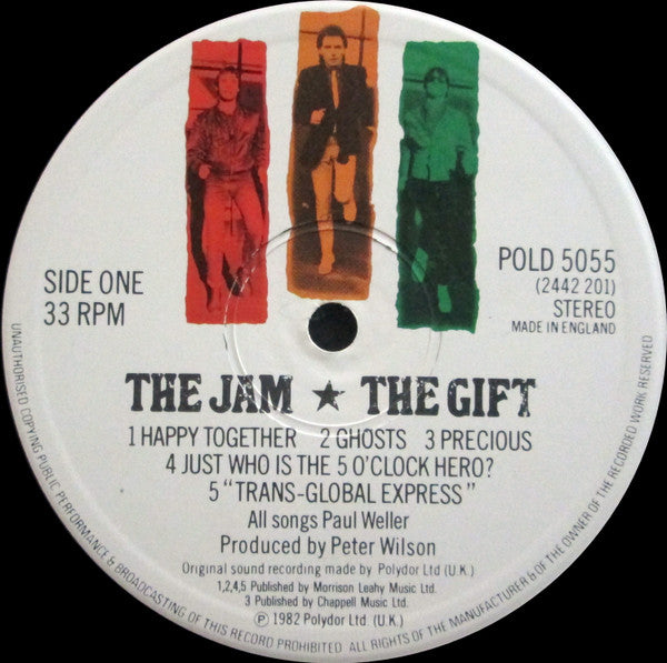 The Jam – The Gift - Vinyl LP, Album, Reissue, Repress, Stereo, UK 1982 (USED VG)