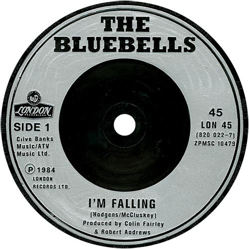 The Bluebells ‎- I'm Falling - Vinyl 7", 45 RPM, Single, UK 1984 (USED VG+)