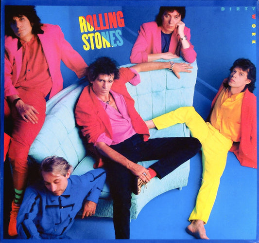 Rolling Stones - Dirty Work - Vinyl LP, Album, Stereo, 1986 UK (USED VG+)