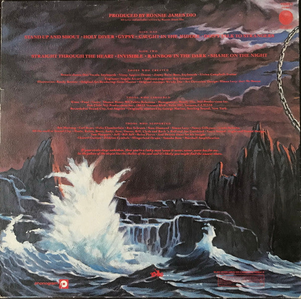 Dio - Holy Diver - Vinyl LP, Album, Stereo, 1983 (USED VG+)