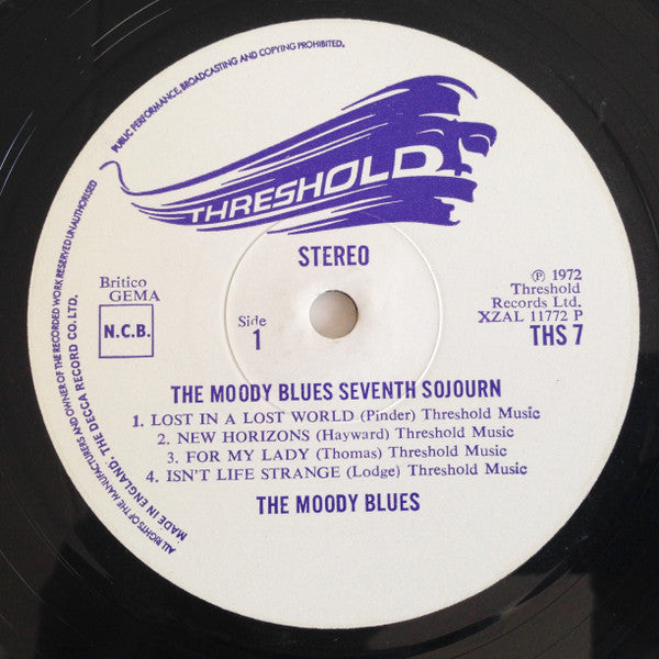 The Moody Blues ‎– Seventh Sojourn - Vinyl LP, Album, Stereo, UK 1972 (USED NM)