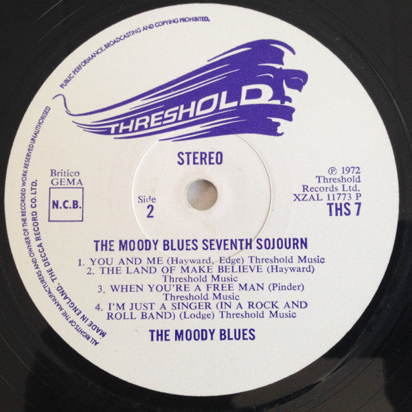 The Moody Blues ‎– Seventh Sojourn - Vinyl LP, Album, Stereo, UK 1972 (USED NM)