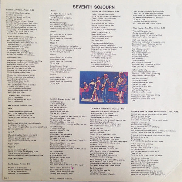 The Moody Blues ‎– Seventh Sojourn - Vinyl LP, Album, Stereo, UK 1972 (USED NM)