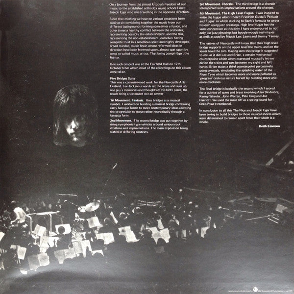 The Nice ‎- Five Bridges - Vinyl LP, Album, Gatefold, UK 1970 (USED VG+)