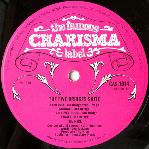 The Nice ‎- Five Bridges - Vinyl LP, Album, Gatefold, UK 1970 (USED VG+)