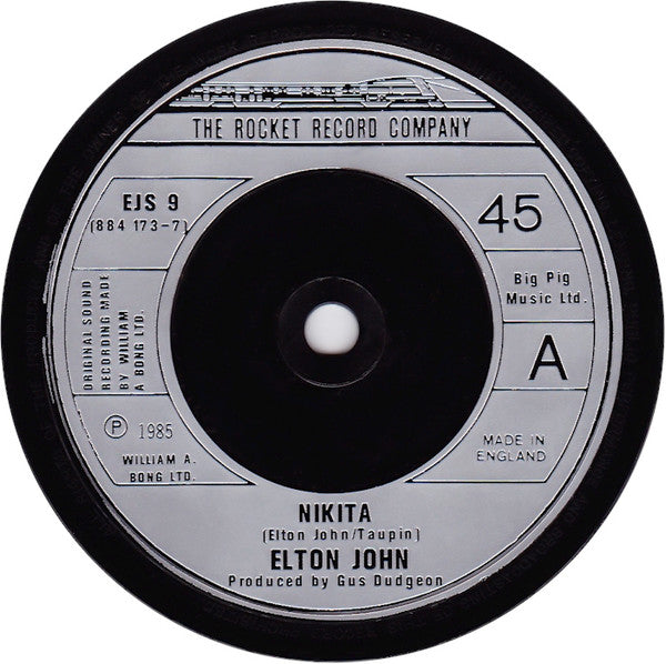 Elton John - Wrap Her Up / Nikita - Vinyl 7", Limited Edition, UK 1985 (USED NM)