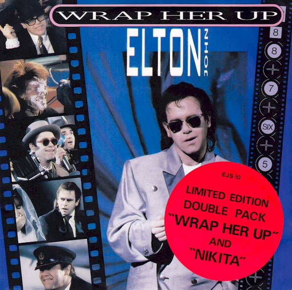 Elton John - Wrap Her Up / Nikita - Vinyl 7", Limited Edition, UK 1985 (USED NM)