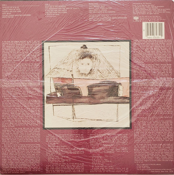Bob Dylan – Blood On The Tracks - Vinyl LP, Album, Limited Edition, Reissue, US 2001 (USED VG+)